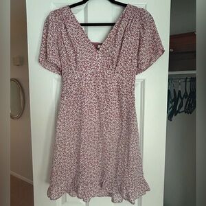 Abercrombie Floral Pink Mini Dress